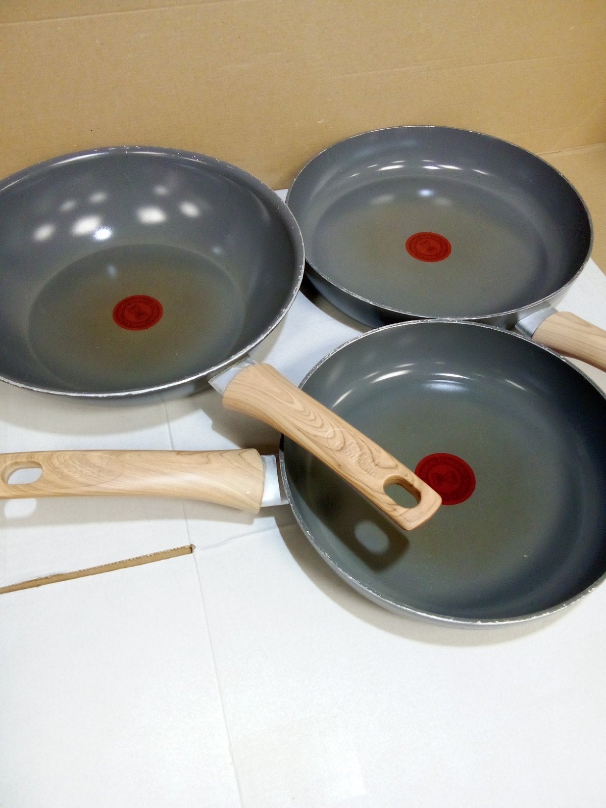 Tefal Renew Keramische Pannenset, Ophalen of Verzenden, Rvs, Pannenset