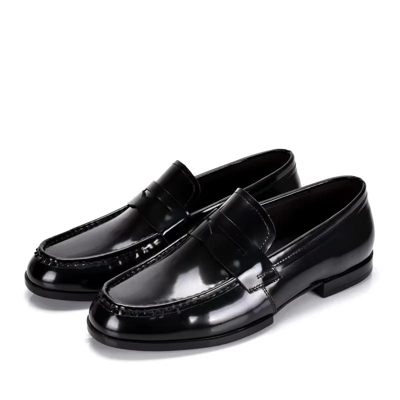 Nette zwarte heren lak loafers, Verzenden, Nieuw, Zwart, Loafers