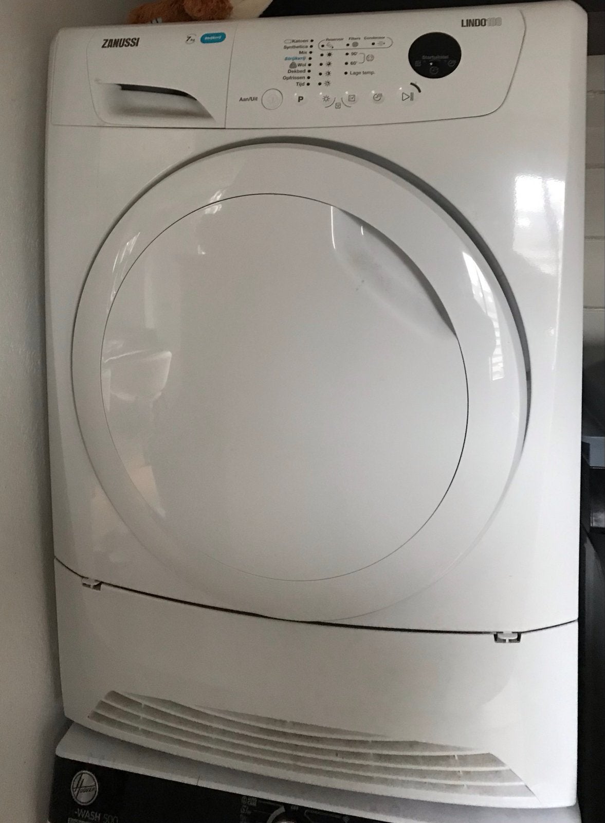 Zanussi ZDP7203P Condensdroger - 7 kg inhoud, Ophalen, 6 tot 8 kg, Gebruikt, Voorlader