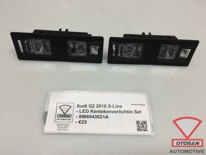 audi q2 a4 2018 s line kentekenverlichting led set 8w6943021