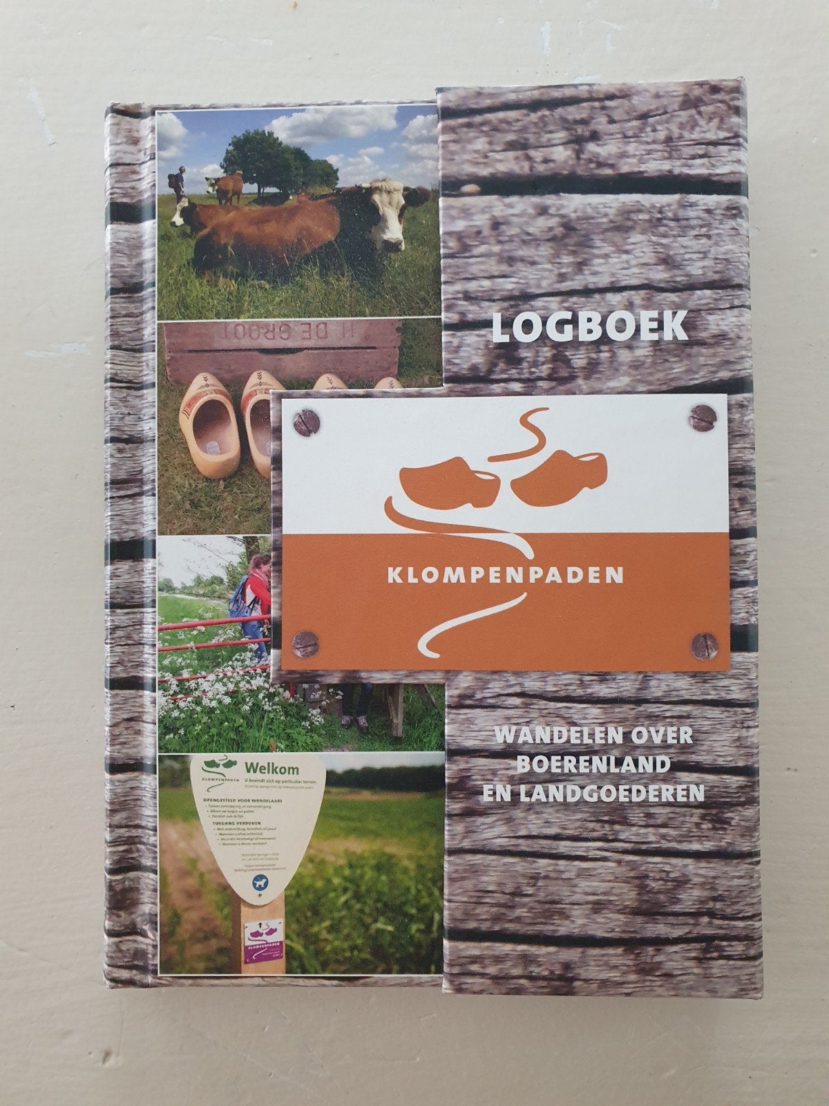 Logboek Klompenpaden: Wandelen boerenland en landgoedere, Boeken, Reisgidsen, Overige merken, Fiets- of Wandelgids, Nieuw, Lantaarn Publishers