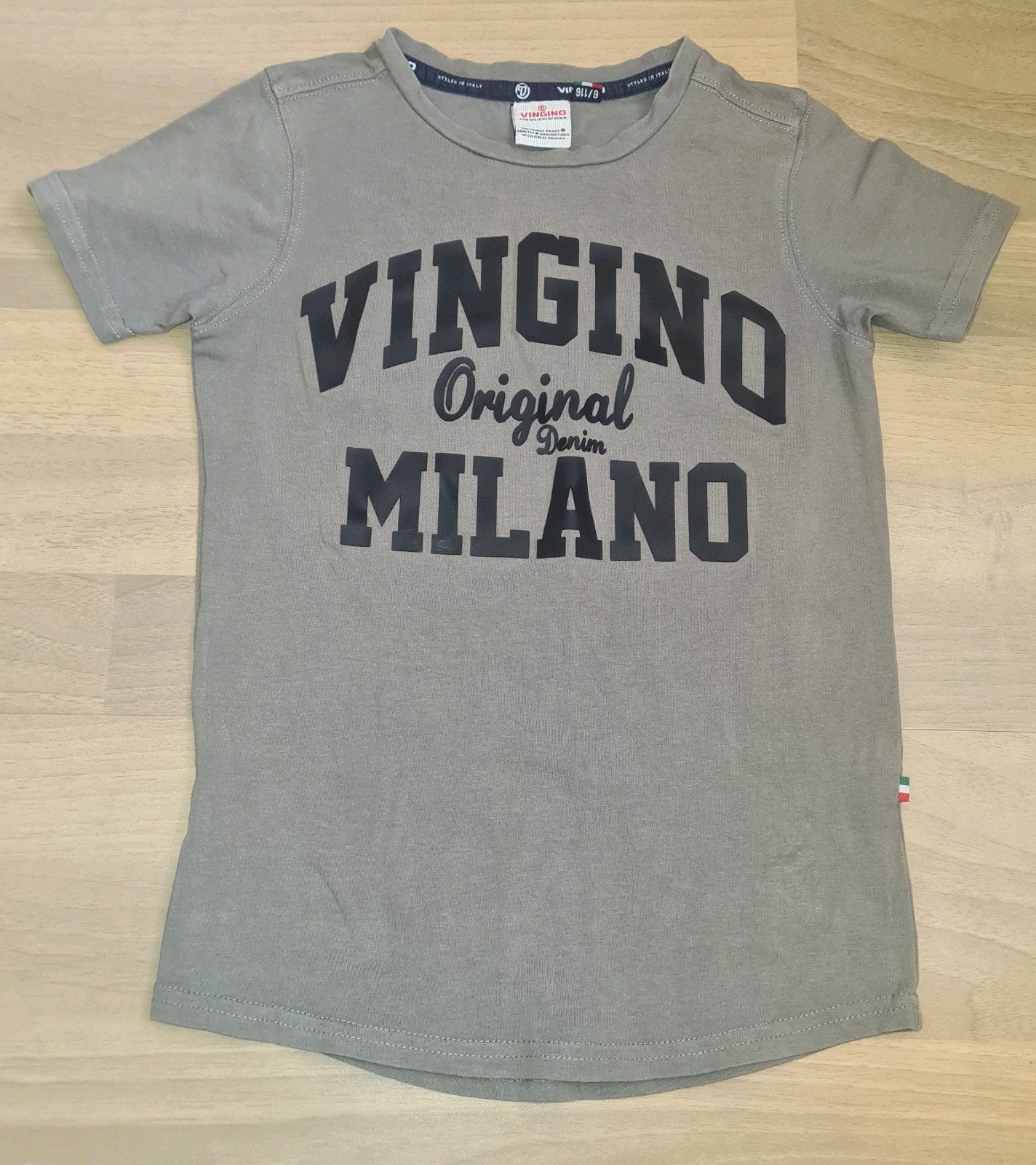 Vingino T-shirt Grijs Maat 116, Kinderen en Baby's, Kinderkleding | Maat 116, Gebruikt, Ophalen of Verzenden, Vingino, Shirt of Longsleeve