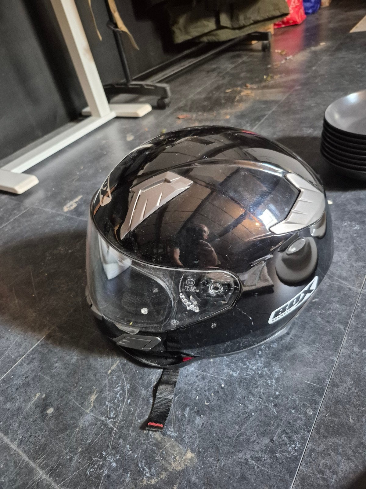 Box Helm.maat XS, Motoren, Kleding | Motorhelmen, Integraalhelm, XS, Overige merken, Tweedehands, Ophalen of Verzenden