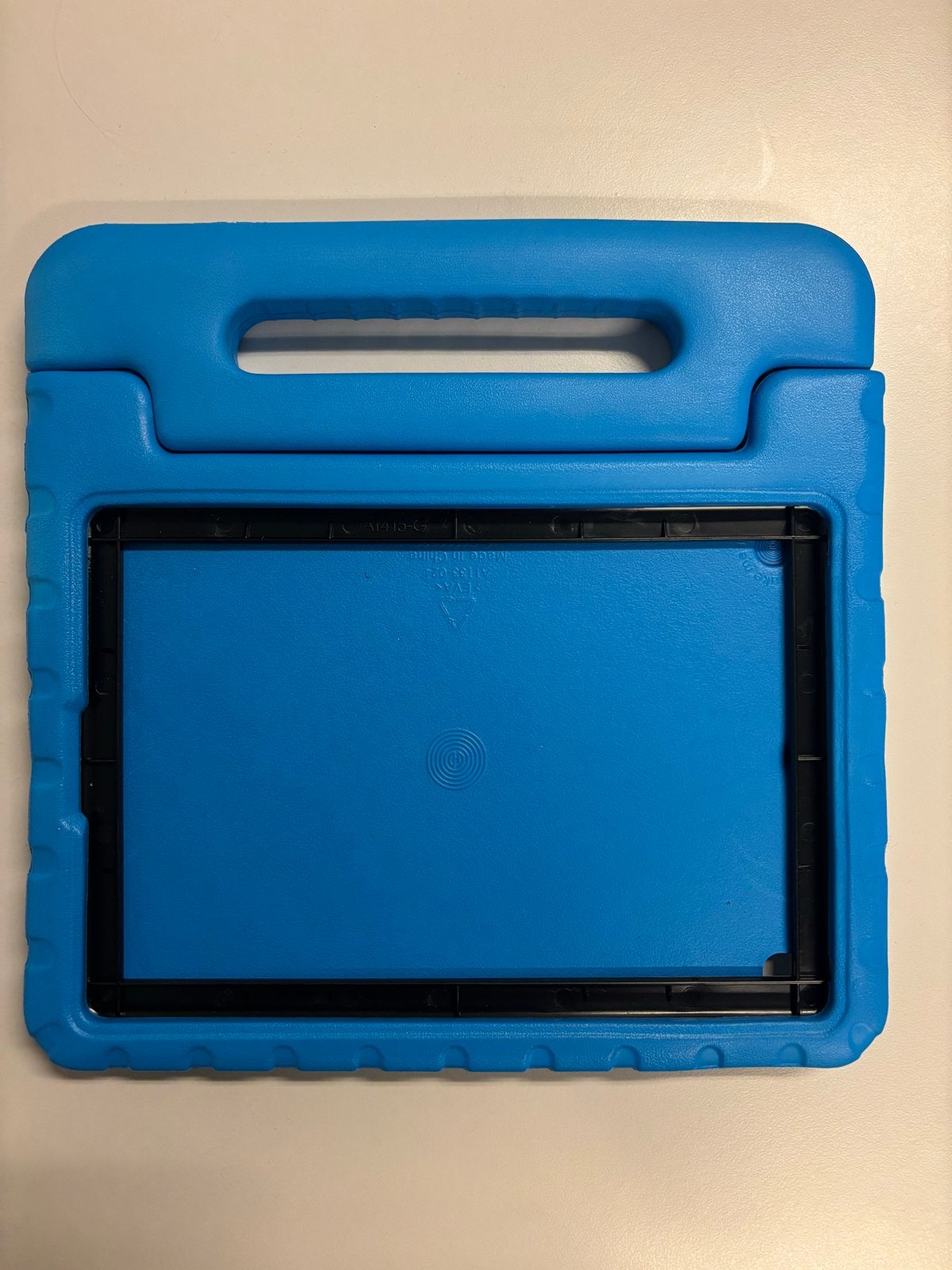 Blauwe tablet hoes met handvat, Computers en Software, Ophalen of Verzenden, Nieuw, 10 inch, Bescherming voor- en achterkant