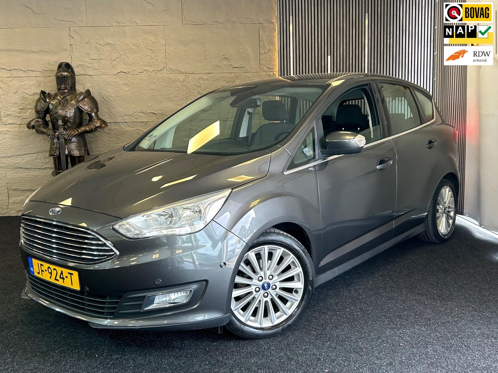 Ford C-Max 1.0 Titanium|GARANTIE|1E EIG|NAP|PARK SENS|CRUISE, Auto's, Voorwielaandrijving, 125 pk, Gebruikt, Euro 6