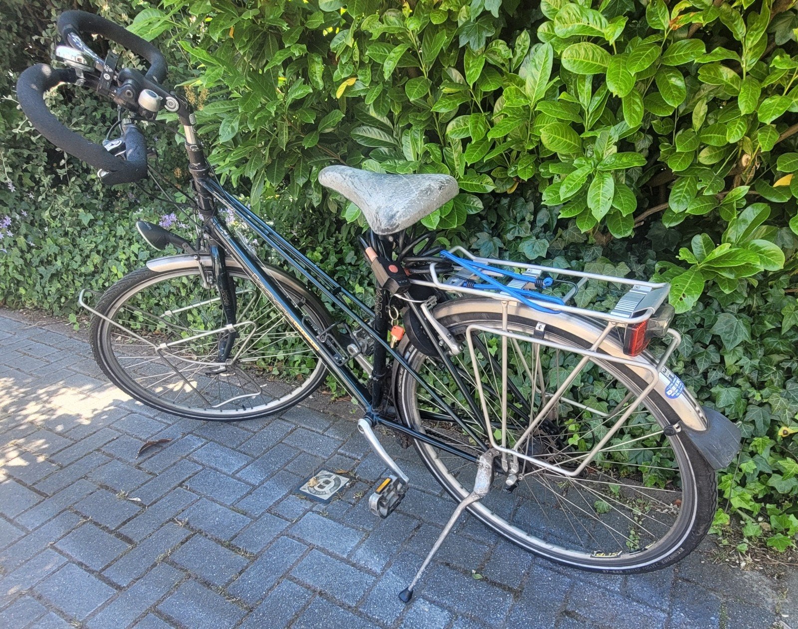 Koga Miyata Travellerlady, groen metallic, 54 cm frame, Ophalen, 28 inch, Koga Miyata, Meer dan 20 versnellingen