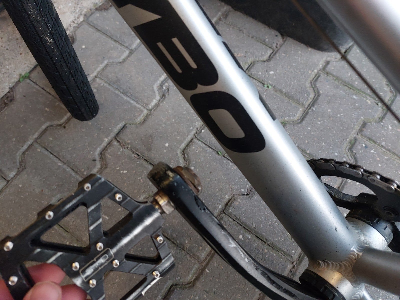 bmx fiets  meybo grijs clipper 22 pro XL, Staal, Meybo, Ophalen of Verzenden, 16 tot 20 inch