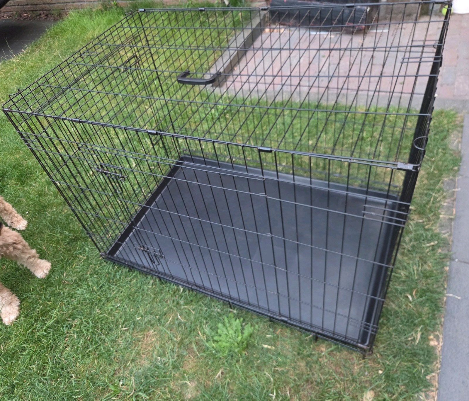Middelgrote bench, Dieren en Toebehoren, Ophalen, Gebruikt, 65 tot 100 cm, Hondenhok
