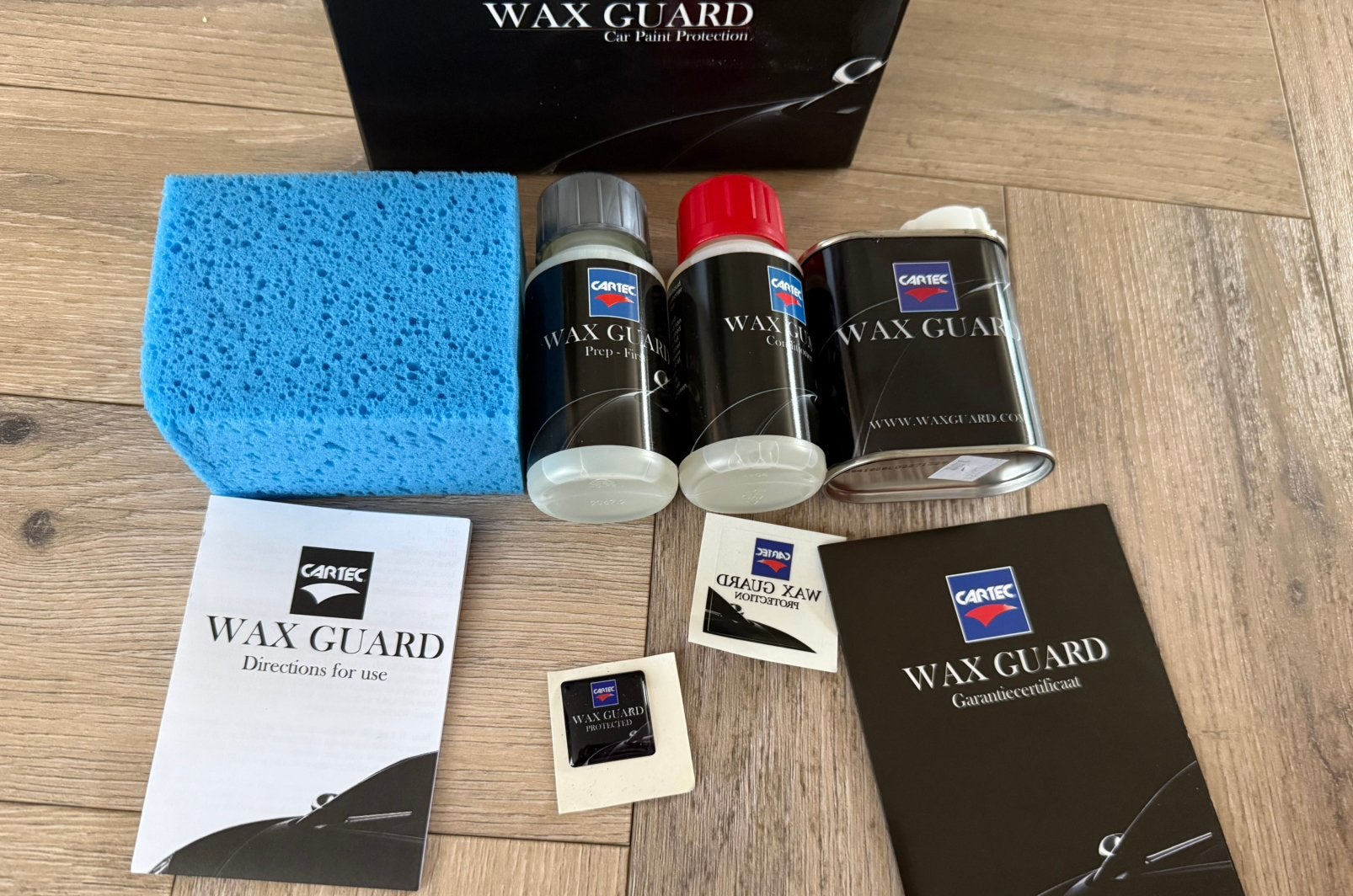 Cartec waxguard, Verzenden