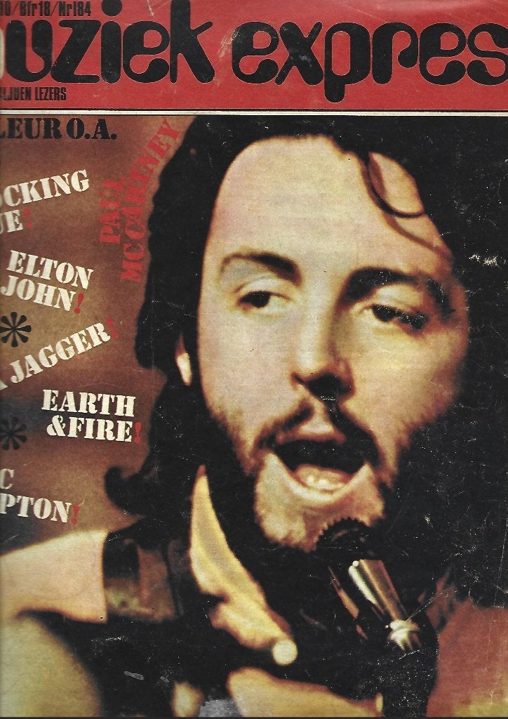 MUZIEK EXPRES MAGAZINE APRIL 1971 - THE CATS - PINK FLOYD, Boeken, Ophalen of Verzenden, Gelezen, Muziek, Film of Tv