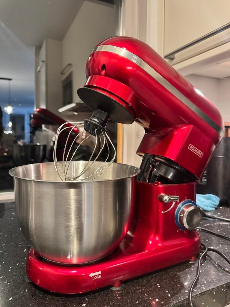 Bourgini kitchen machine Keukenmachine, Witgoed en Apparatuur, Keukenmixers, 4 liter of meer, Ophalen, Zo goed als nieuw, 3 snelheden of meer