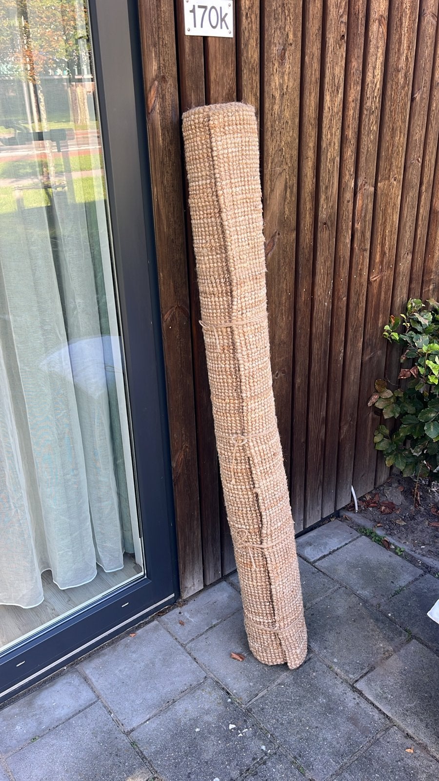 IKEA LOHALS Vloerkleed, glad geweven, naturel, 160x230 cm, Huis en Inrichting, Ophalen, Beige, 150 tot 200 cm, 200 cm of meer