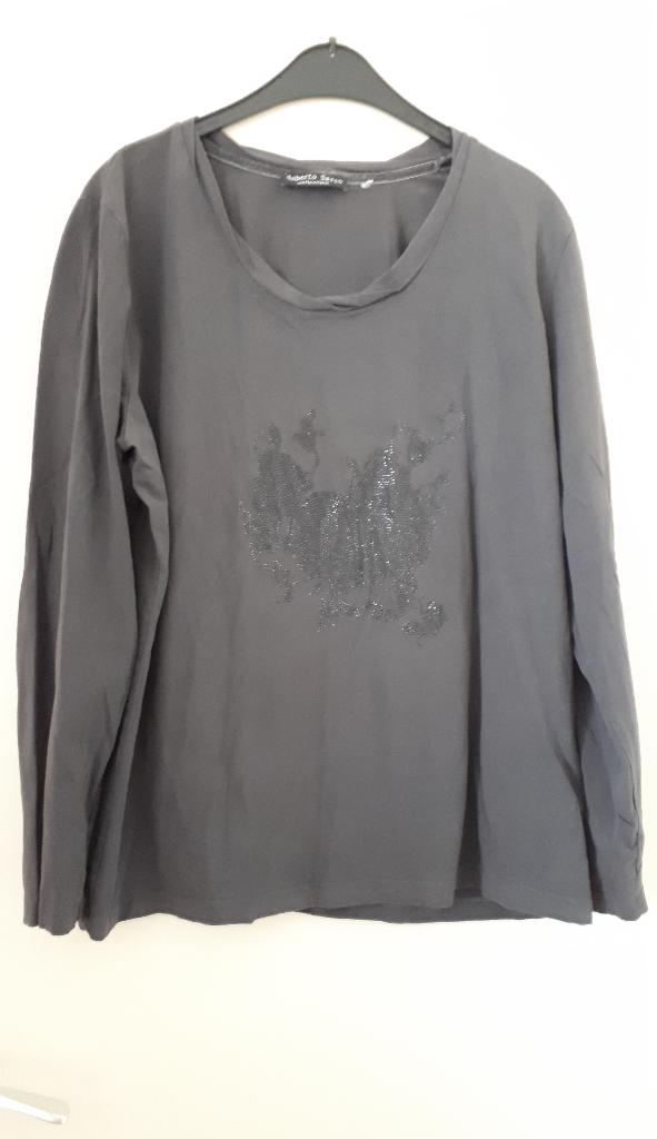 91...  zgan  tuniek maat 44, Ophalen of Verzenden, Zo goed als nieuw, Grijs, Blouse of Tuniek