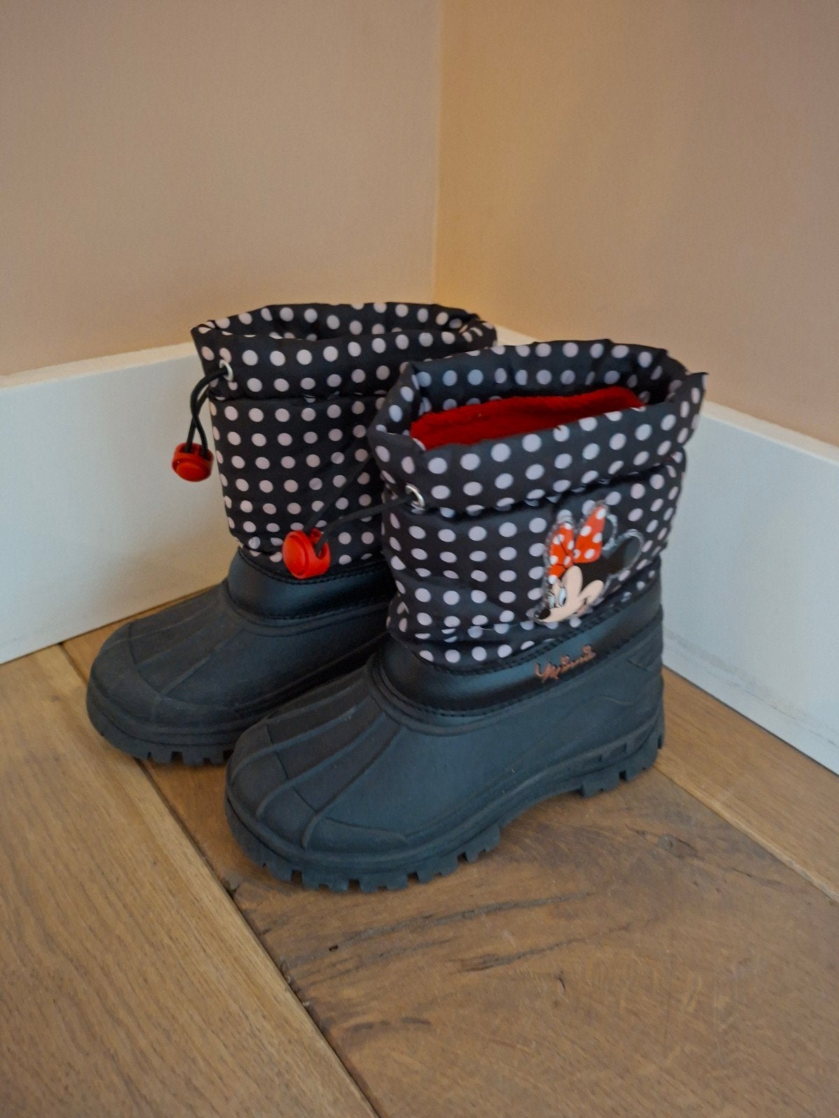 Minnie Mouse snowboots - Maat 28, Gebruikt, Meisje, Minnie Mouse, Ophalen of Verzenden
