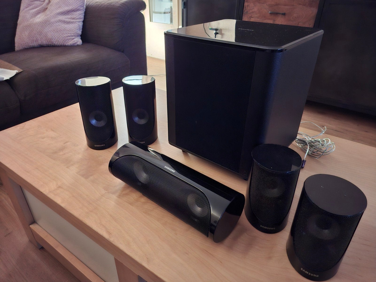 Samsung HT-J5500 5.1 Surround Set met DVD Speler, Ophalen of Verzenden, Gebruikt, 5.1-systeem, Dvd-speler