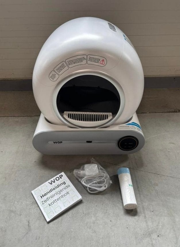 WOP Kattoilet/zelfreinigende automatische kattenbak /, Ophalen, Zo goed als nieuw