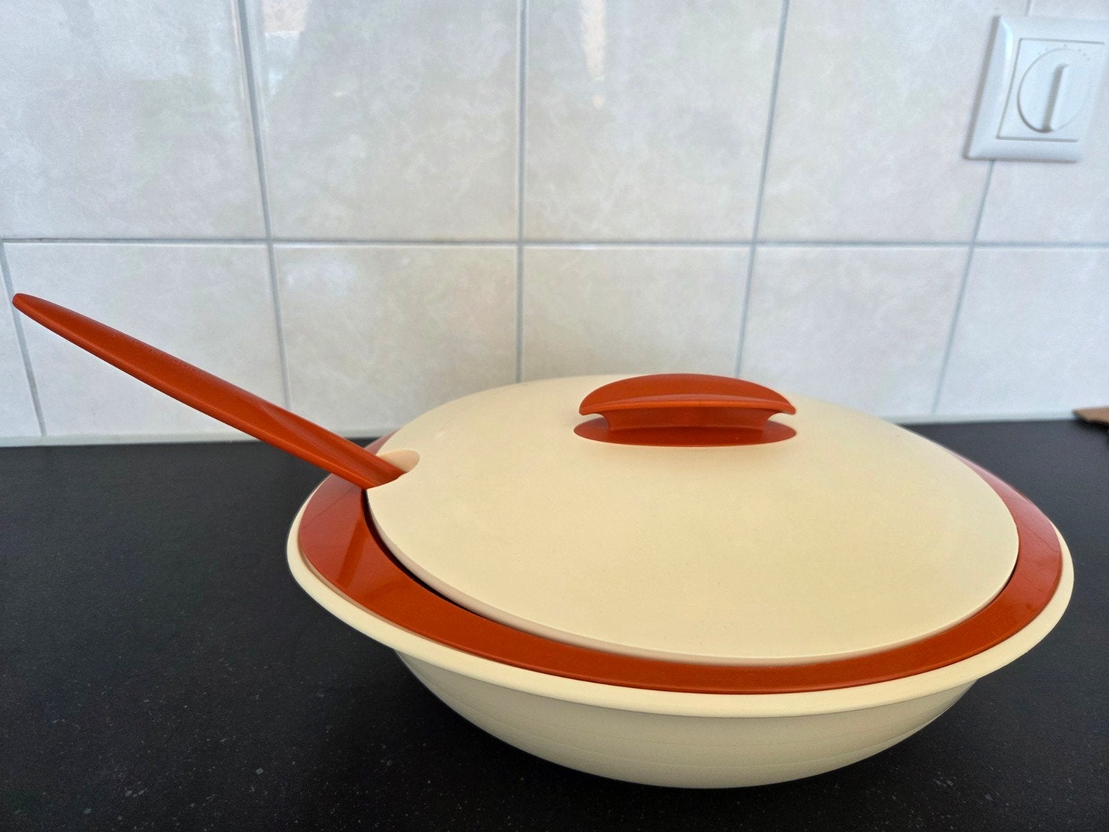 Warmhoudschaal Tupperware, Ophalen, Zo goed als nieuw, Overige materialen, Pot, Bus of Blik