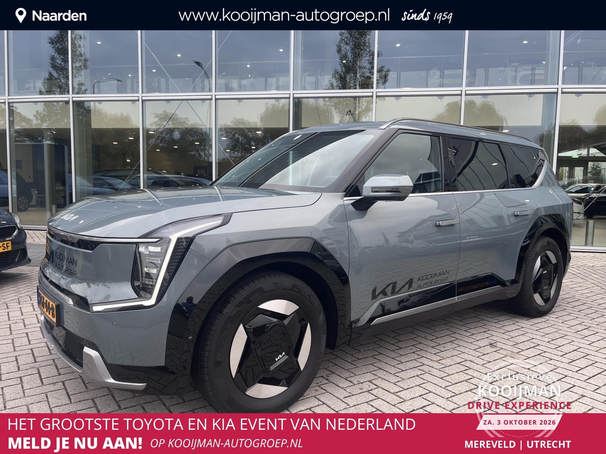 Kia EV9 Plus 99.8 kWh PANORAMADAK DEMO VOORDEEL! 7 Zits! 17%, Auto's, EV9, 100 kWh, 7 stoelen, Origineel Nederlands