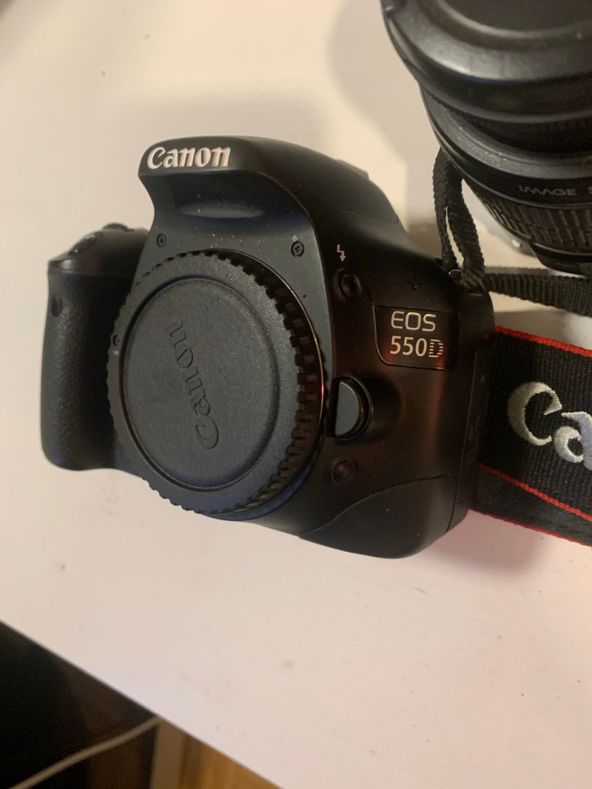 Canon EOS 550D Spiegelreflexcamera met accessoires, Gebruikt, Spiegelreflex, Canon, Accu