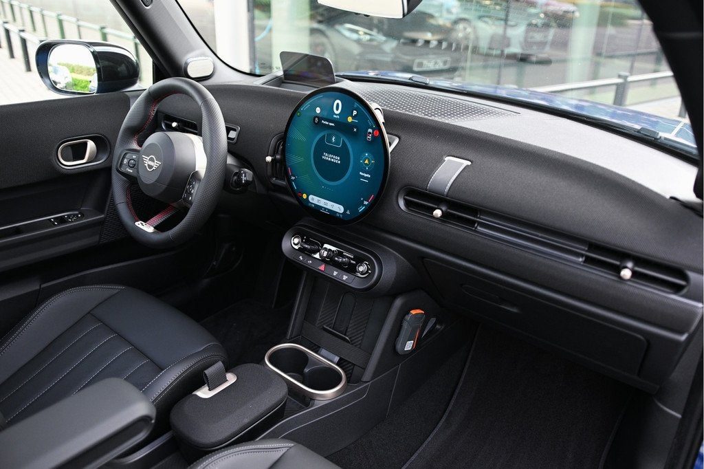 MINI Hatchback Cooper C Automaat / John Cooper Works / Pakke, Zwart, 156 pk, Leder, Bedrijf