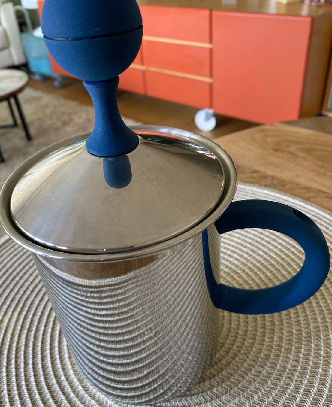 Creamer melkopschuimer RVS - Inductie geschikt, Ophalen of Verzenden, Zo goed als nieuw