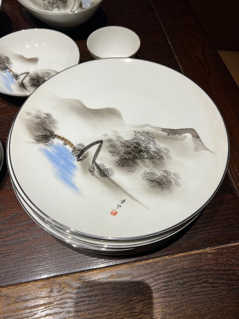 Servies vintage Japans Kutani, Ophalen