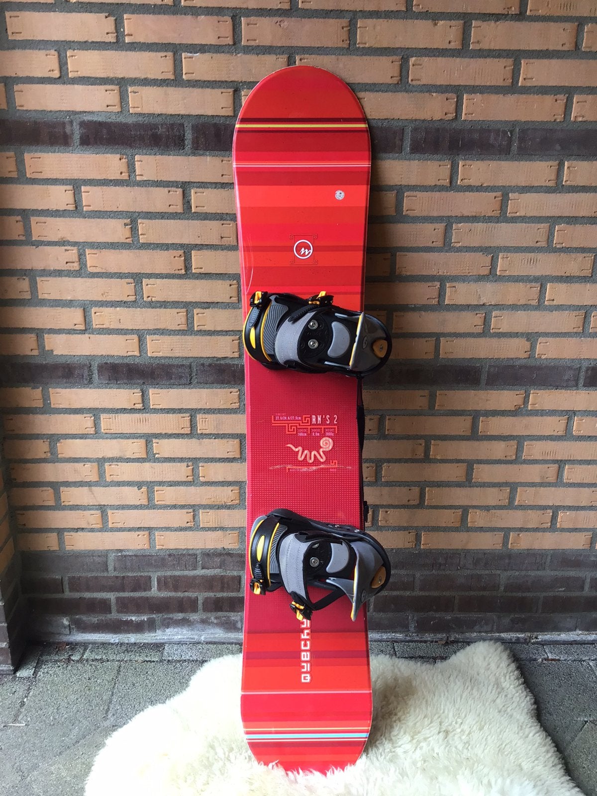 Quechua RN'S2 snowboard 148 cm en Quechua bindingen, Ophalen, Gebruikt, Board, Quechua RN'S2 snowboard 148 cm en Quechua bindingen
