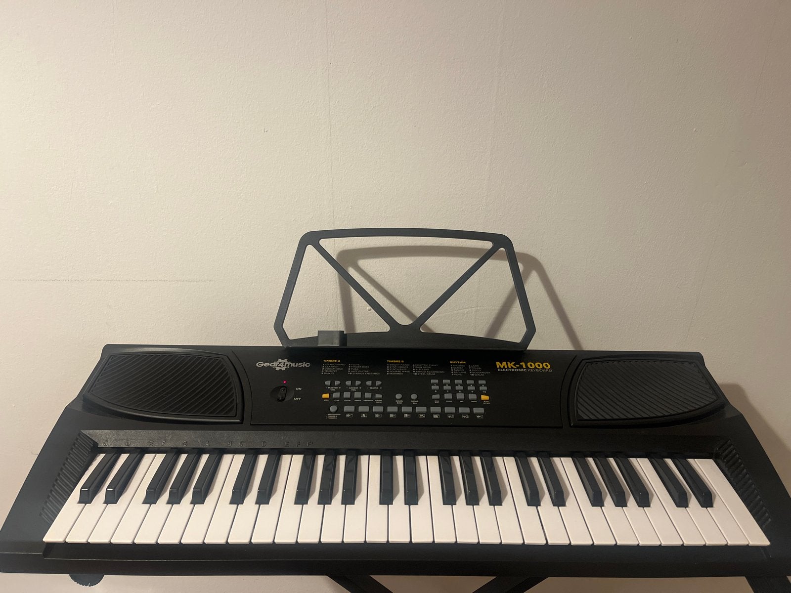 MK-1000 Elektronisch Keyboard, Muziek en Instrumenten, Keyboards, Overige aantallen, Zo goed als nieuw, Aanslaggevoelig, Ophalen
