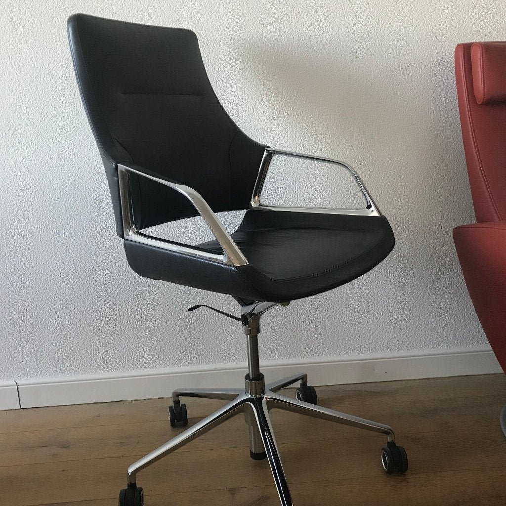 2 IZGS Wilkhahn Graph 301/7 bureaustoel stoel, Zwart, Ophalen of Verzenden, Zo goed als nieuw, Nvt
