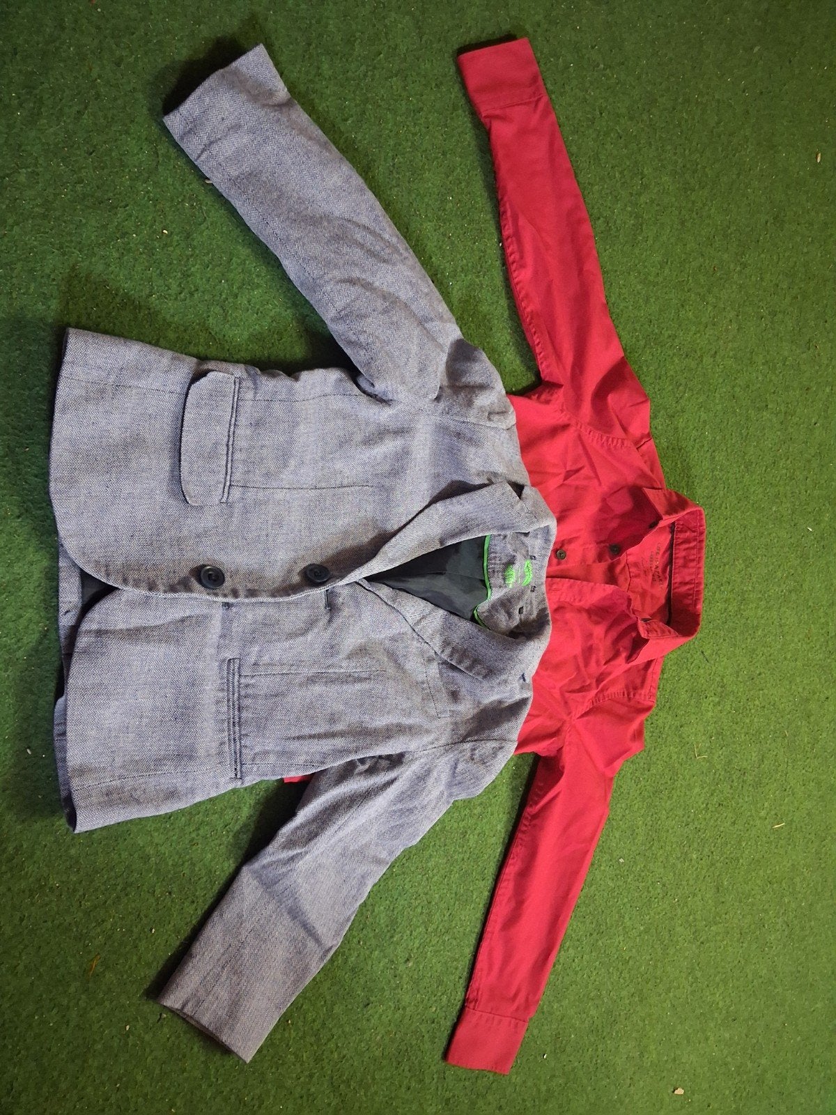 colbert met blouse kerst 110 116, Ophalen of Verzenden, Maat 110