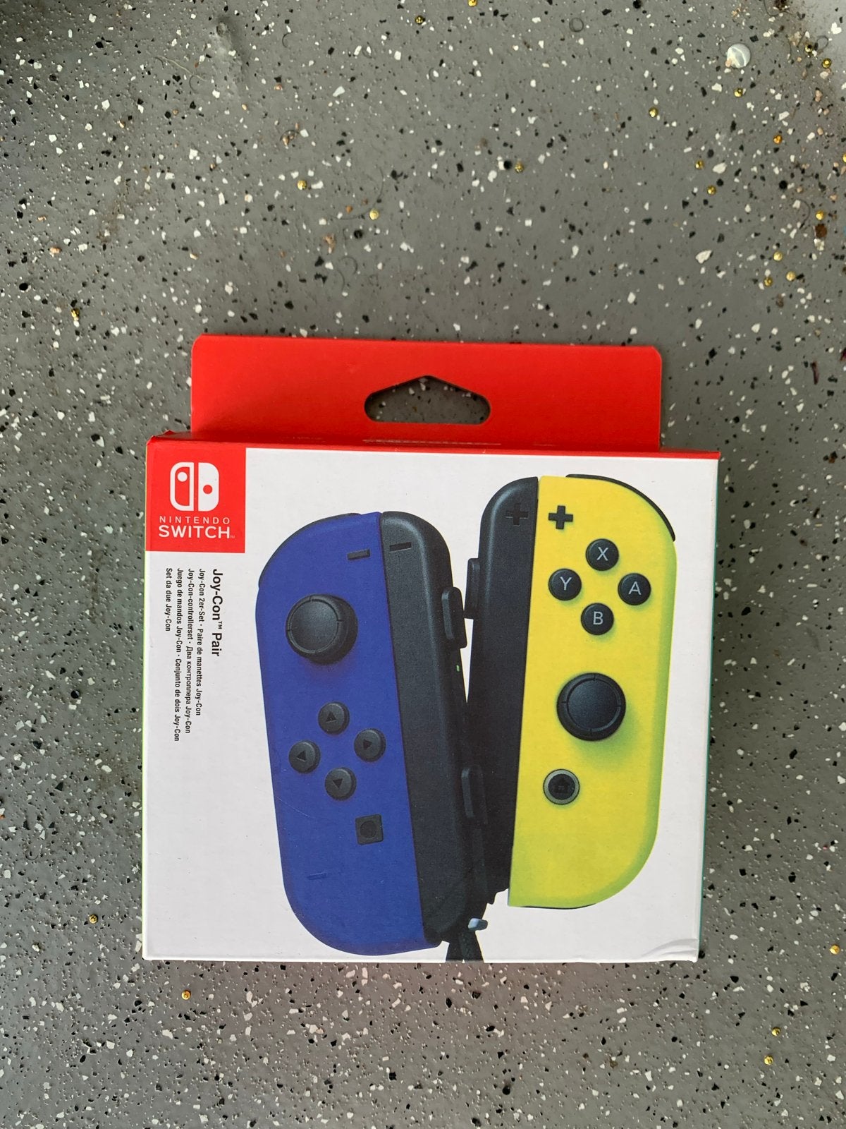 Nintendo Switch Joy-Con-controllers (blauw en geel)