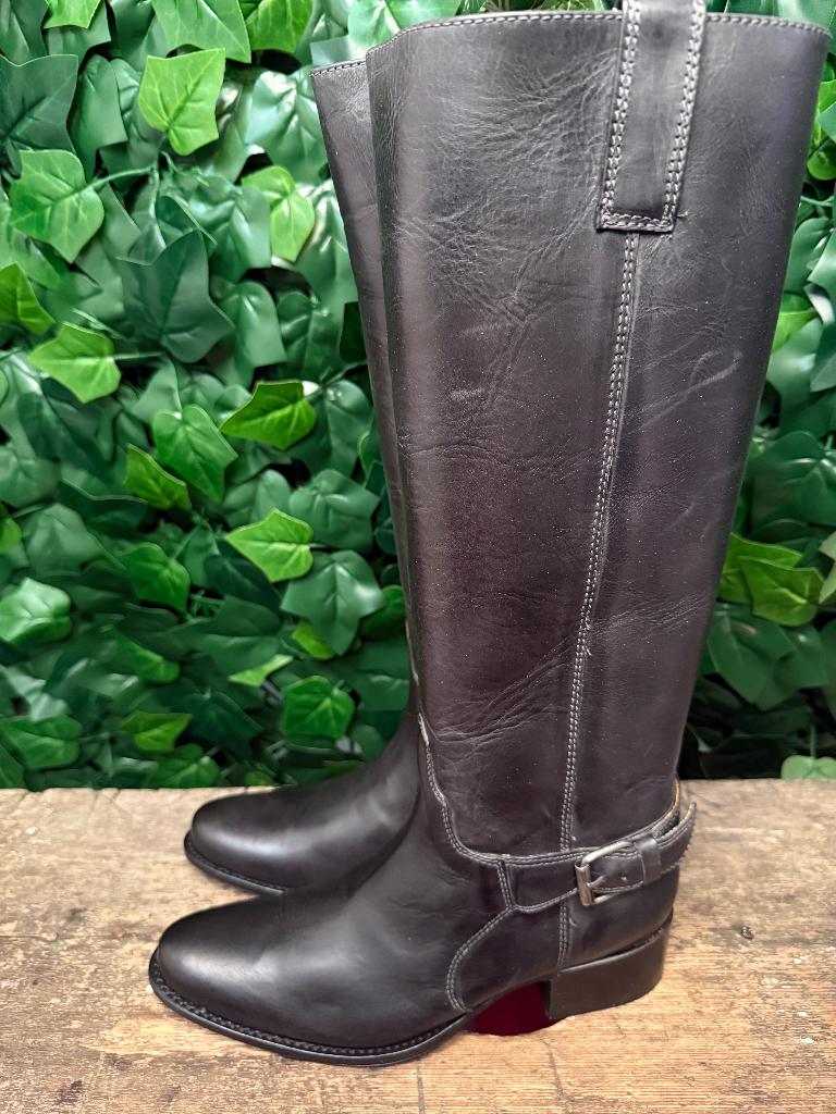 Nieuwe prachtige hoge laarzen van sendra maat 38, Zwart, Nieuw, Ophalen of Verzenden, Sendra
