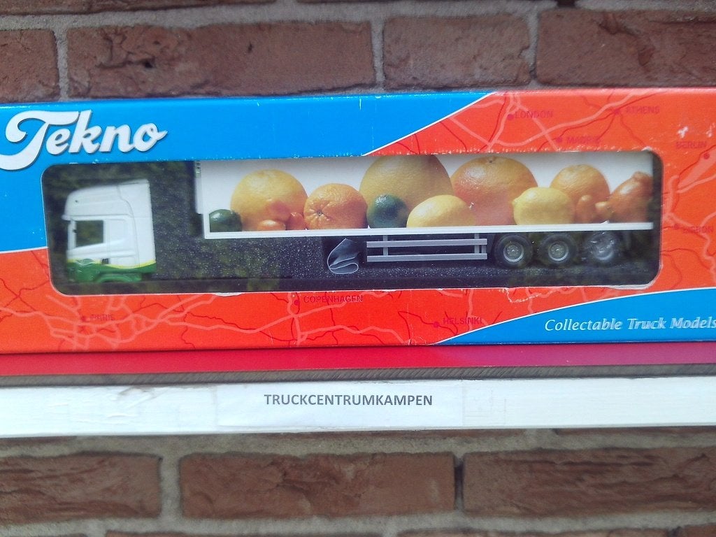 Tekno  Scania  4  serie  van  The  Greenery., Hobby en Vrije tijd, Modelauto's | 1:50, Ophalen of Verzenden, Zo goed als nieuw