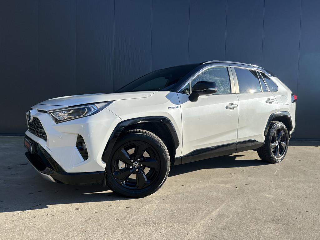 Toyota RAV4 2.5 Hybrid AWD Bi-Tone LEER CAMERA ADAPT CRUISE, Auto's, Toyota, Automaat, Automatische klimaatregeling, 4 cilinders