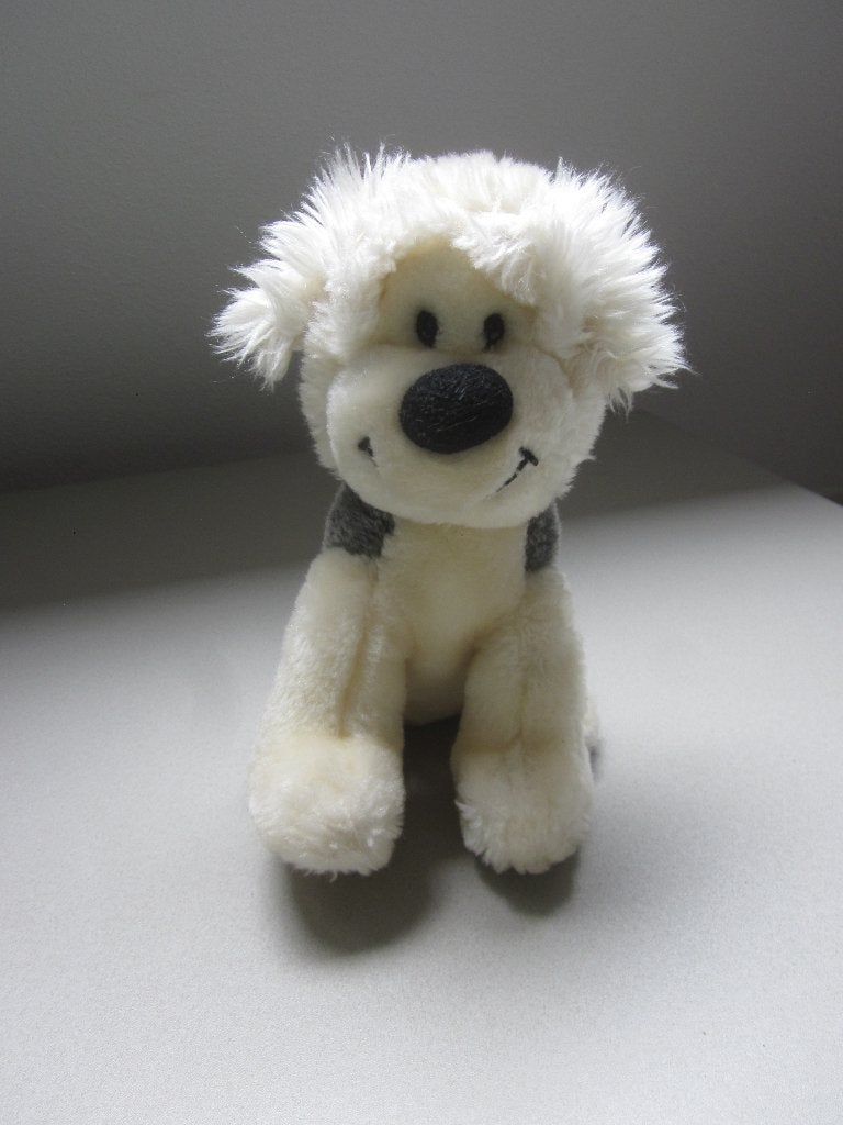 Studio 100 wit grijs superzacht pluche hond Samson knuffel, Overige merken, Overige karakters, Middelgroot (20 tot 80 cm), Meerkleurig