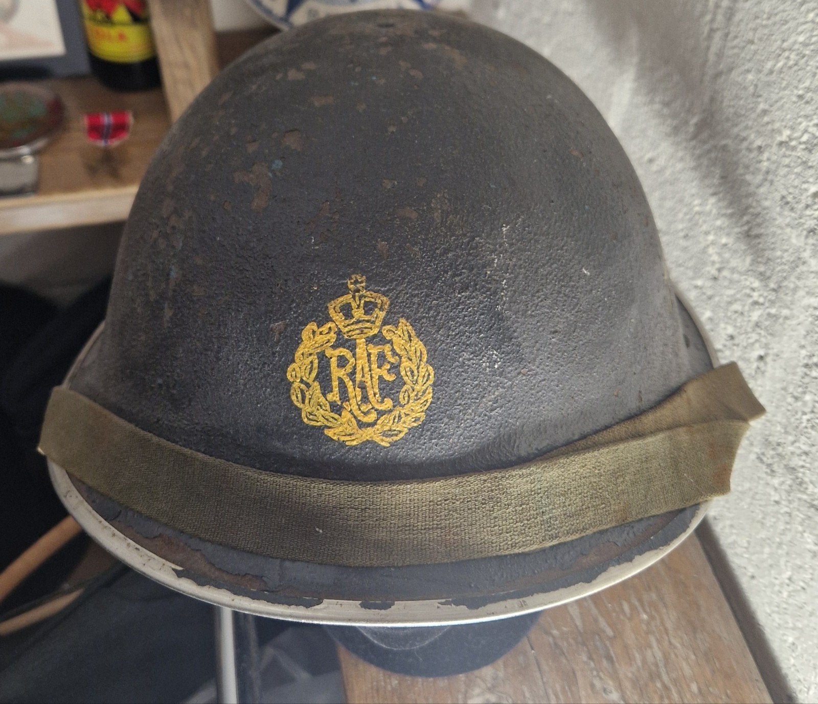Royal Air Force turtle helm, Ophalen of Verzenden, Landmacht, Engeland, Helm of Baret