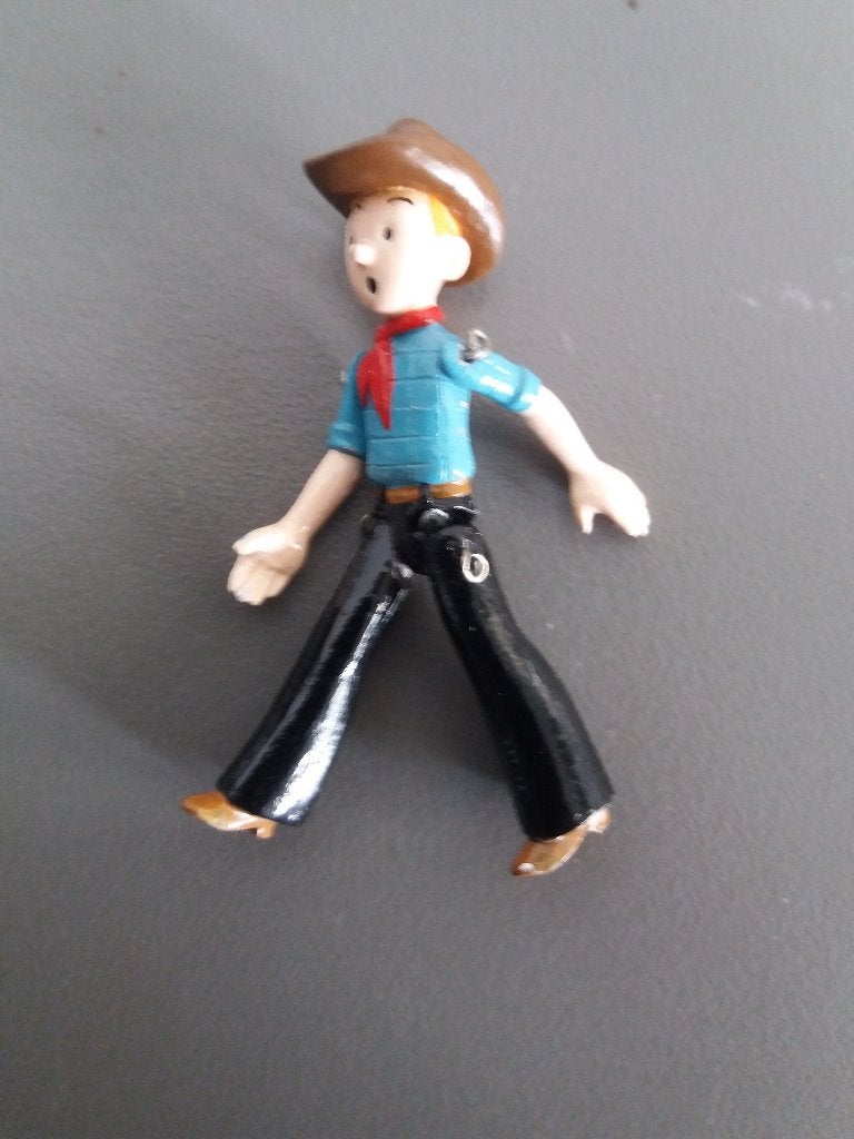 Tintin cowboy -Pixi-, Ophalen of Verzenden, Kuifje, Gebruikt, Beeldje of Figuurtje