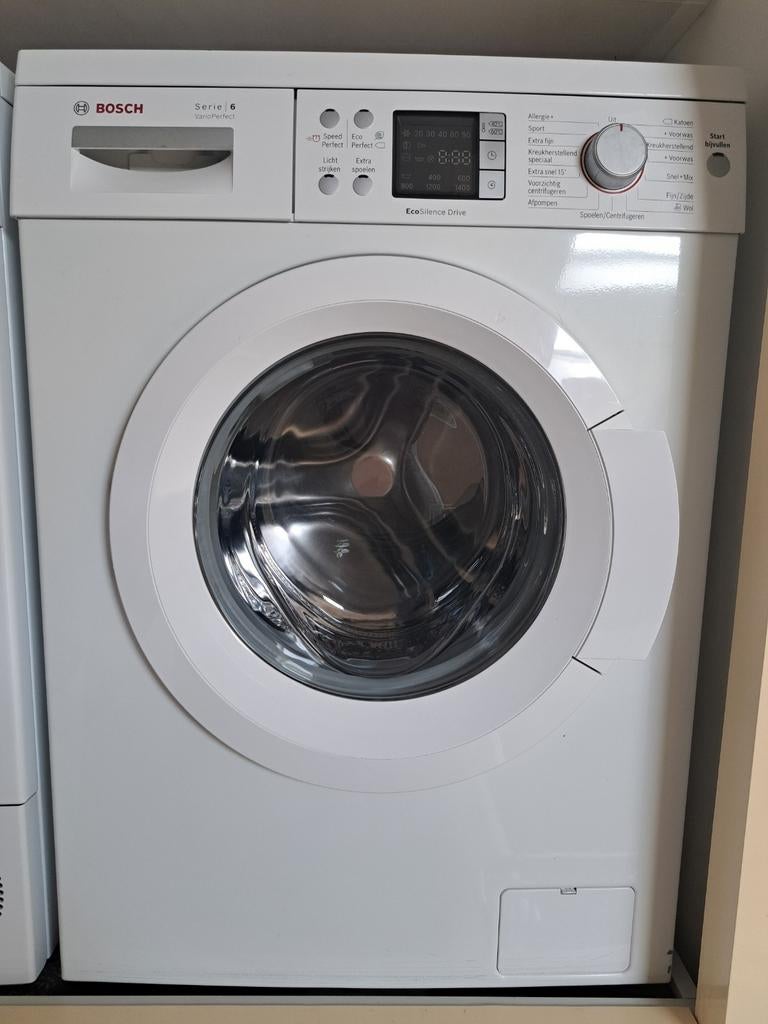 Bosch wasmachine, Ophalen, Gebruikt, Voorlader, 85 tot 90 cm