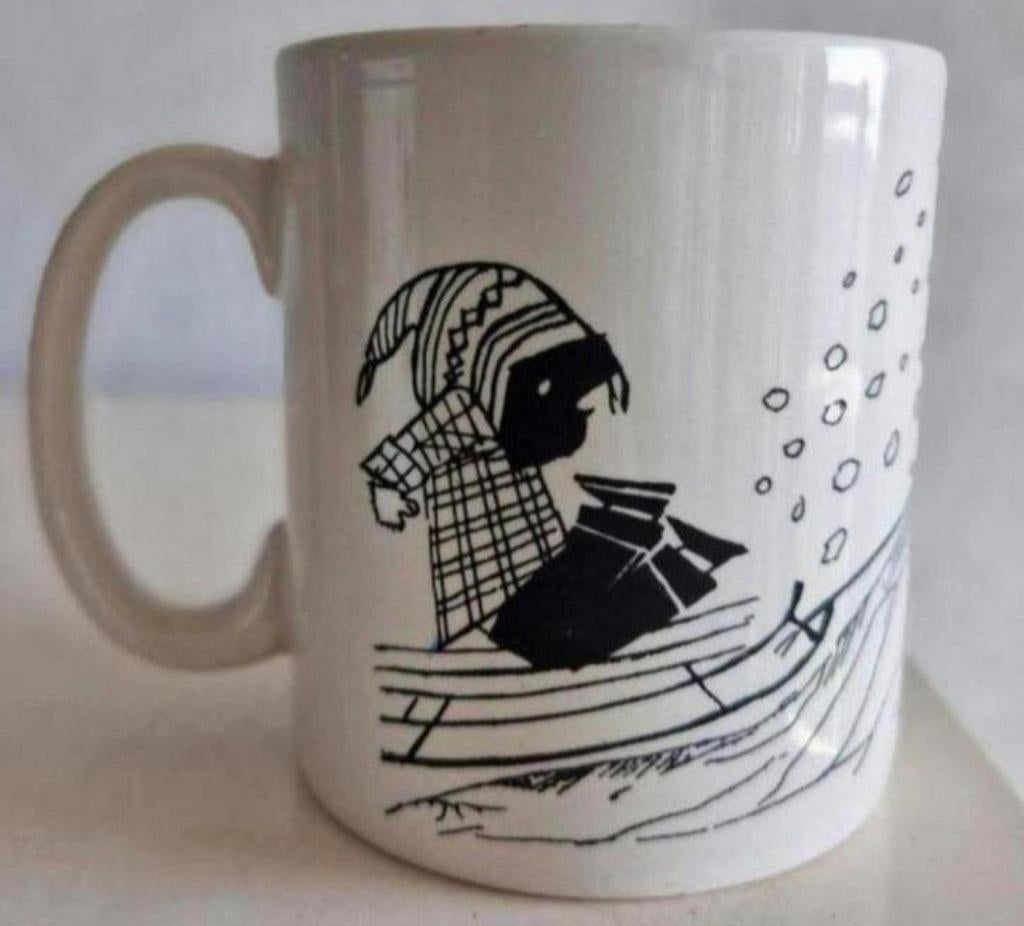 Beker Jip en Janneke Winter thema, Ophalen of Verzenden, Zo goed als nieuw, Overige stijlen, Kop(pen) en/of Schotel(s)