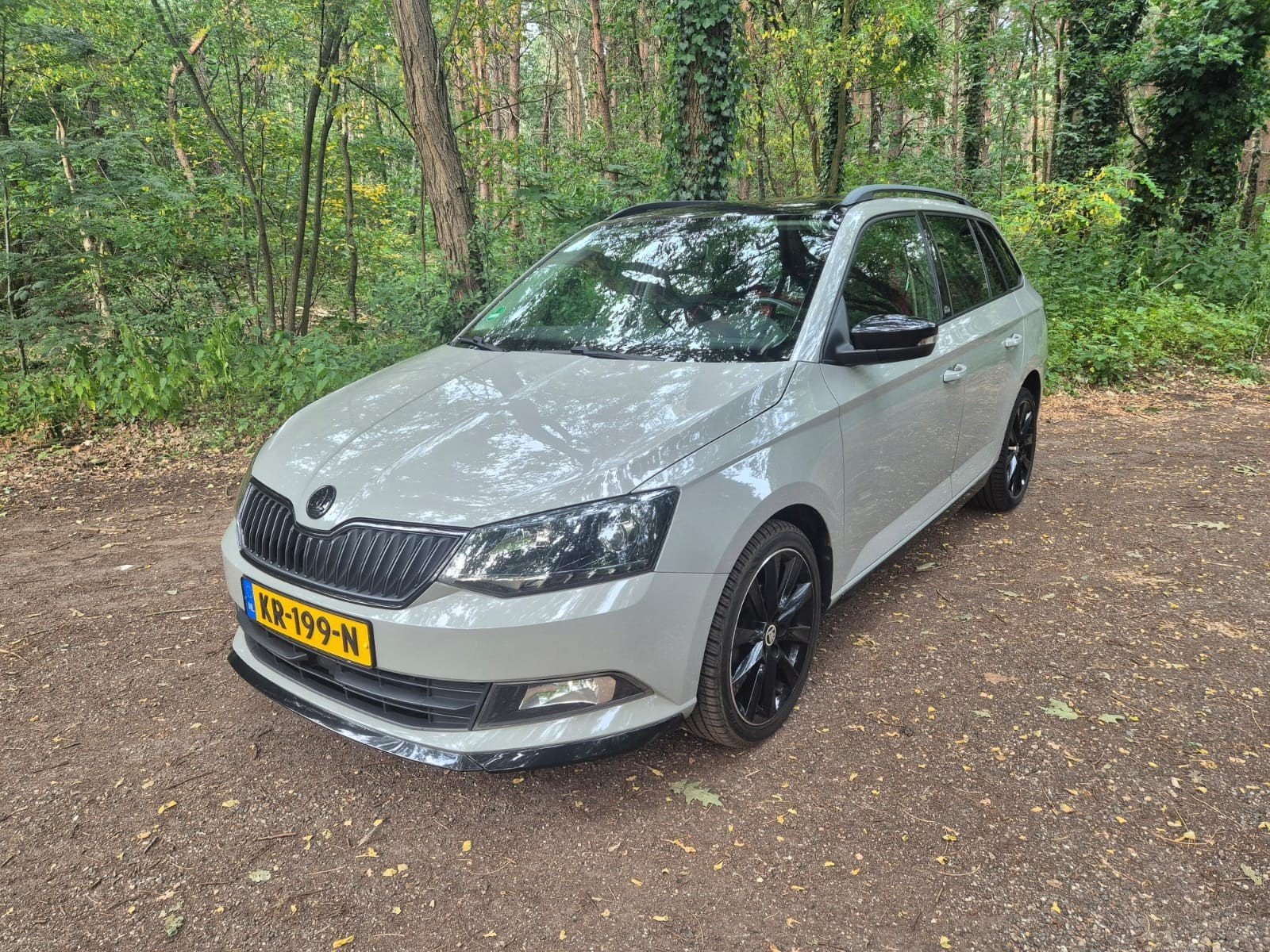 Skoda Fabia 1.2 TSI 66KW Combi 2016 - Monte Carlo Grijs, Auto's, Stof, 40 €/maand, Euro 6, 4 cilinders