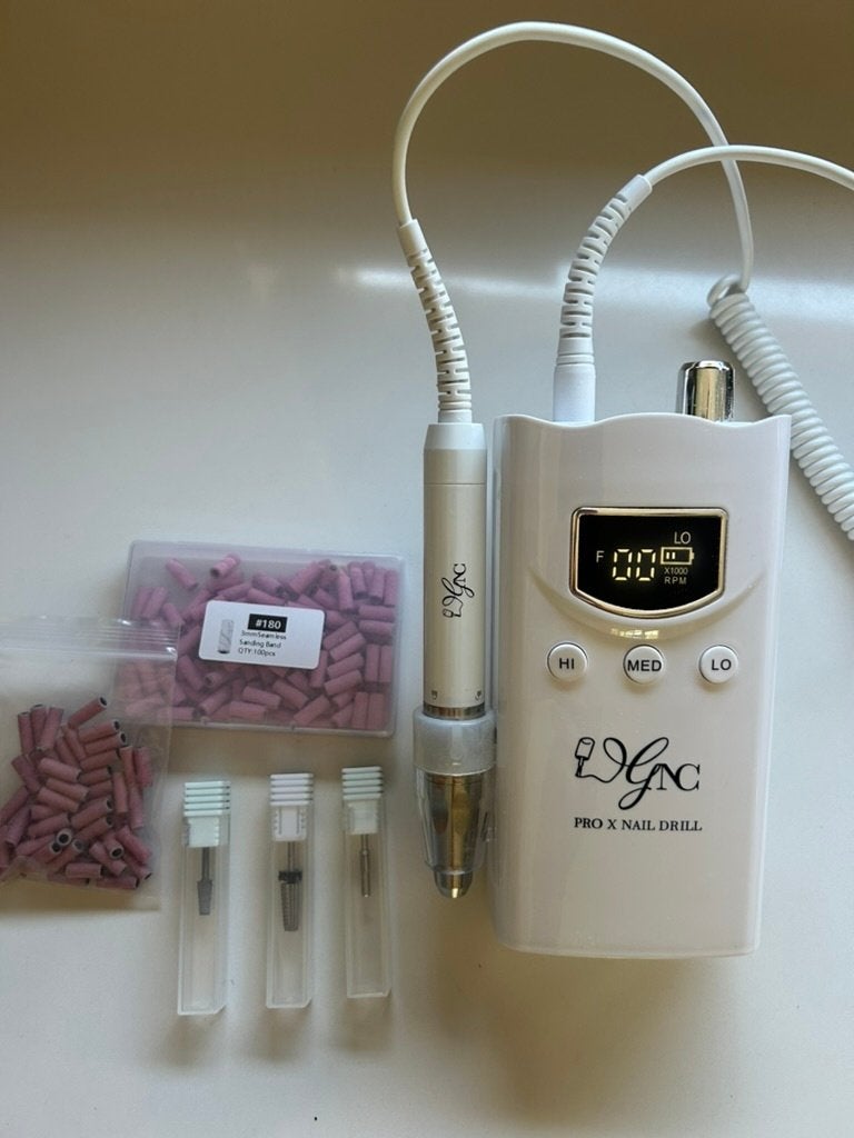 Elektrische nagelvijl voor alle soorten (kunst)nagels, Wit, Ophalen of Verzenden, Zo goed als nieuw, Handen en Nagels