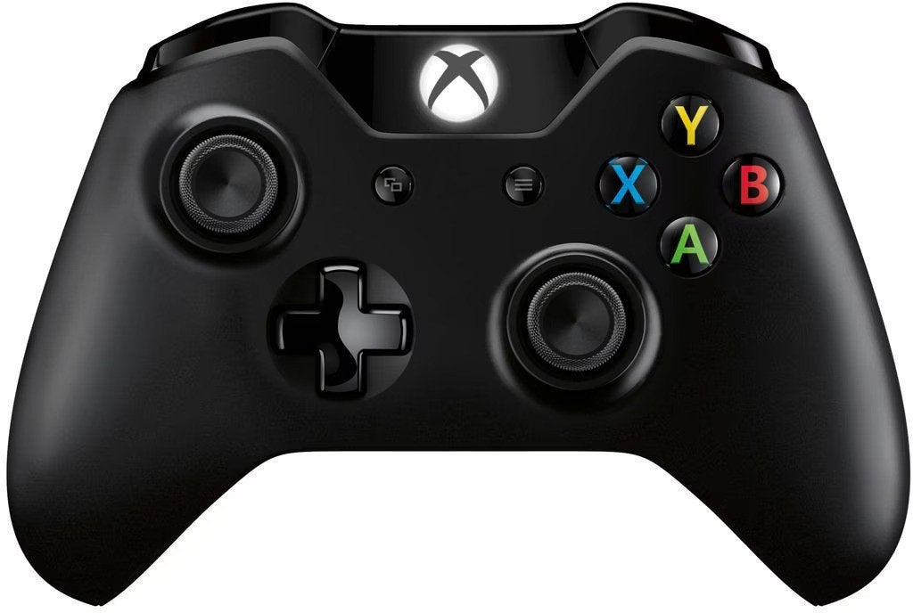 Microsoft Xbox One / Windows draadloze controller (V2) Zwart, Ophalen of Verzenden, Zo goed als nieuw, Controller, Xbox Original