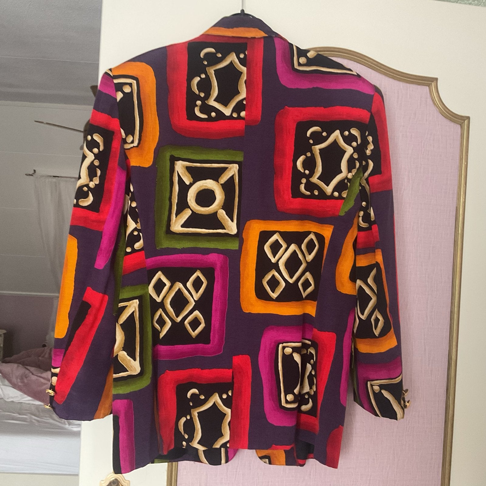 Vintage Kleurrijk Jasje Maat 36/38, Kleding | Dames, Jasjes, Kostuums en Pakken, Overige kleuren, Ophalen of Verzenden, Jasje
