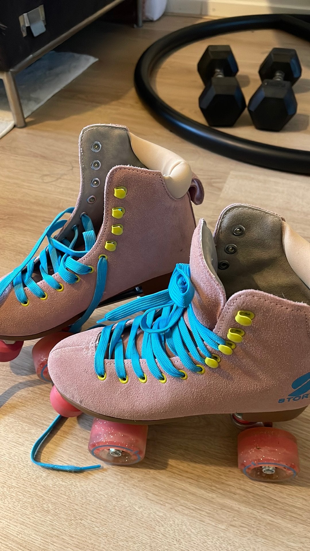 Z.g.a.n. fancy Story rollerblades mt 38!, Ophalen, Zo goed als nieuw