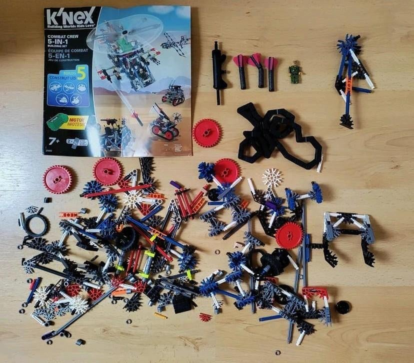 K'nex Combat crew 5 in 1, Kinderen en Baby's, Speelgoed | Bouwstenen, Ophalen of Verzenden, Gebruikt, K'nex