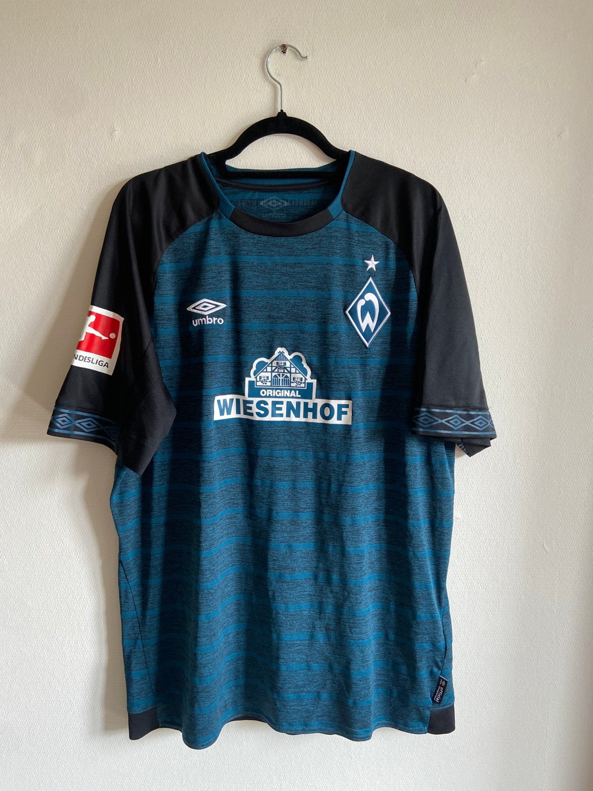 Origineel Werder Bremen 18/19 XL shirt, Maat XL, Ophalen of Verzenden, Zo goed als nieuw, Shirt