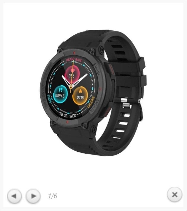 Smartwatch, Gebruikt, Zwart, Ophalen of Verzenden, Waterdicht