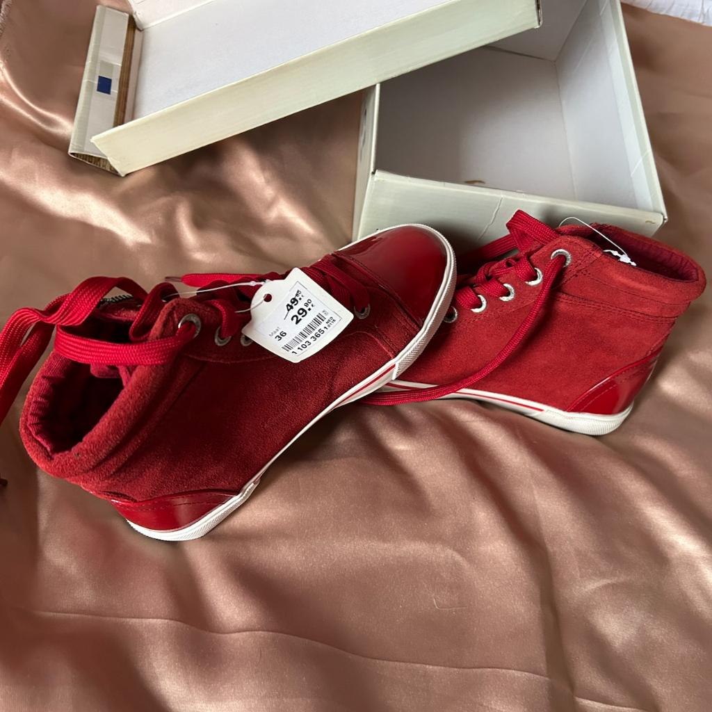 Venice damesschoenen sneakers – maat 36 rood nieuw, Kleding | Dames, Schoenen, Venice, Nieuw, Ophalen of Verzenden, Sneakers of Gympen