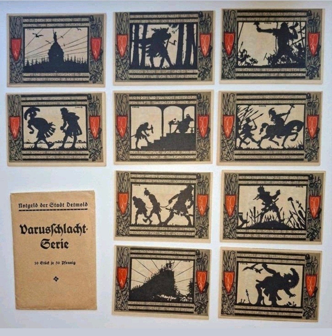 Duits Notgeld Detmold Noodgeld, Postzegels en Munten, Ophalen of Verzenden, Duitsland