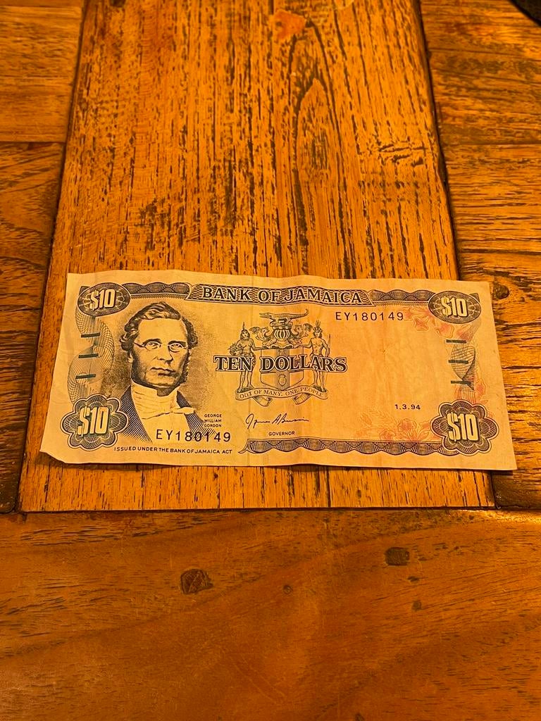 Jamaica Dollar bankbiljet, Ophalen of Verzenden, Los biljet
